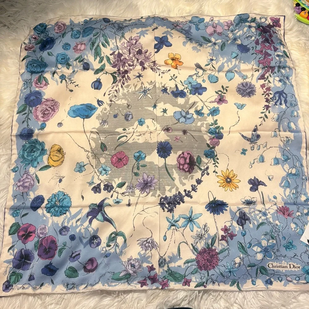 Dior Florilegio 90 Square Scarf 35x35‼️LAST ONE LEFT
